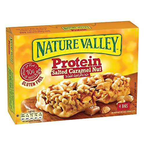 Nature Valley Gluten Free Protein Salted Caramel Nut Chewy Bars