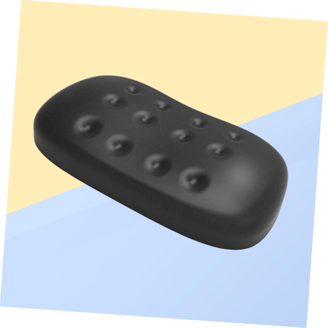 NUOBESTY Poggiapolsi Ergonomico Per Mouse in Memory Foam 3 Pezzi Per Computer Poggiapolsi Ergonomico Nero
