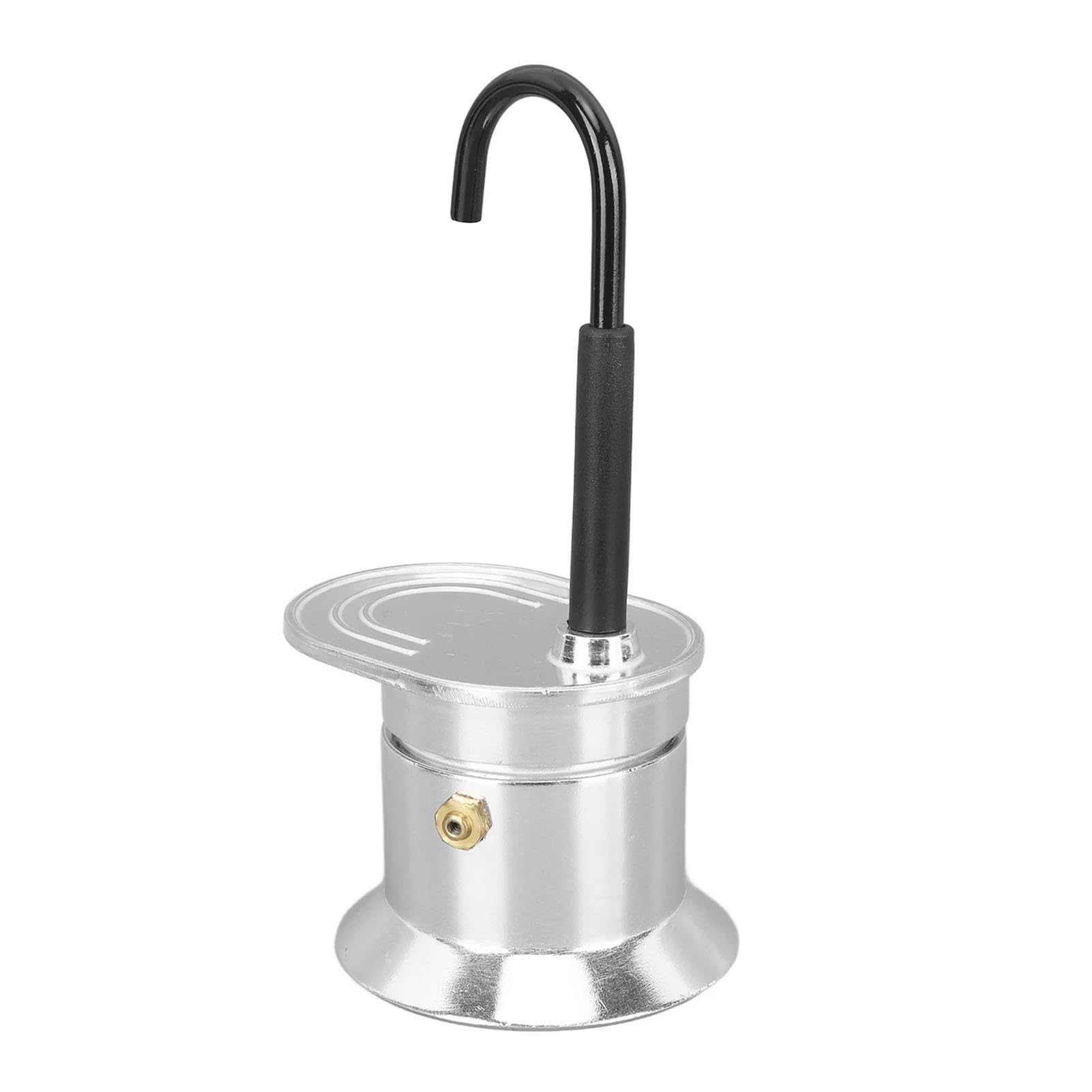 Generico Moka 50ml Tubo Singolo Caffettiera Espresso Alluminio da Viaggio