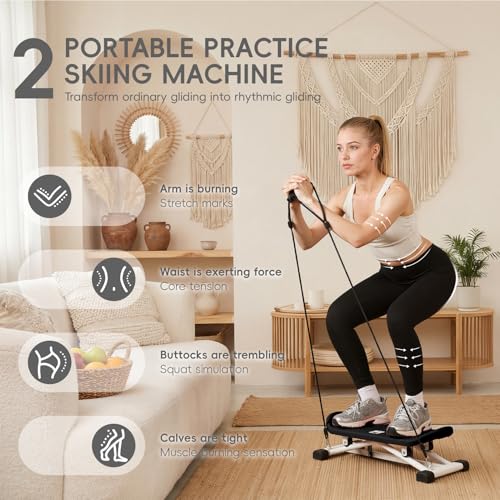 Equipo de Ejercicio Ski Machine para Equilibrio Adulto miniatura 2