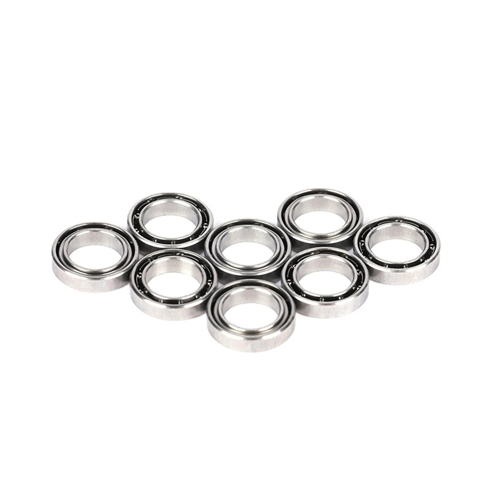 Cojinetes de Bolas de Ranura Profunda 10 Uds 7x11x2,5 SMR117 7x11x2,5mm rodamientos de Acero Inoxidable