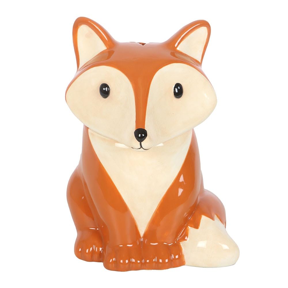 Woodland Fox Ceramic Oil Burner and Wax Warmer. Aromatherapy Gift.