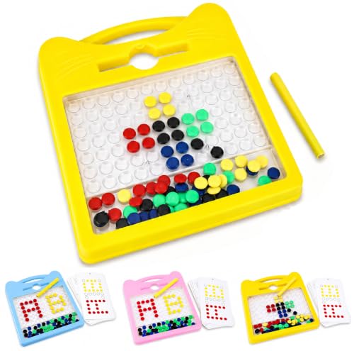 Image of Little B Magnetic Magpad Dot Drawing Board Art Game Toy for Kids. (Color as Per Stock)