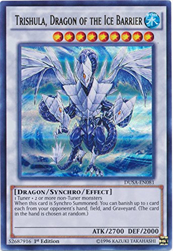 yu-gi-oh Trishula, Dragon of The Ice Barrier - DUSA-EN081 - Ultra Rare - 1st Edition - Duelist Saga (1st Edition)
