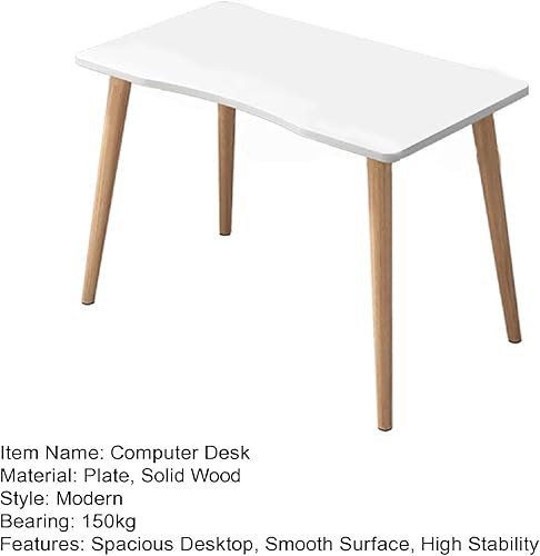 Miniatura 8 de Escritorio para computadora, escritorio, estilo de escritorio, diseño de arco ergonómico para oficina en casa, estudio, PC, mesa de escritura