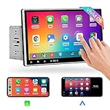 Dasaita 10.2'' Android 11 Car Stereo Double Din Wireless Carplay Android Auto Touch Screen 2 Din Headunit Touchscreen Navigation Car Radio GPS PX6 4GB+64GB ROM 2Din