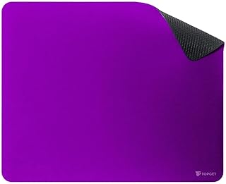 Mouse Pad TopGet ProControl | Gamer & Home Office | Precisão Cirúrgica, Deslize Suave | Base Borracha Antiderrapante, Poliéster Durável (Roxo) - Produto 6 mais recomendado com 5 estrelas