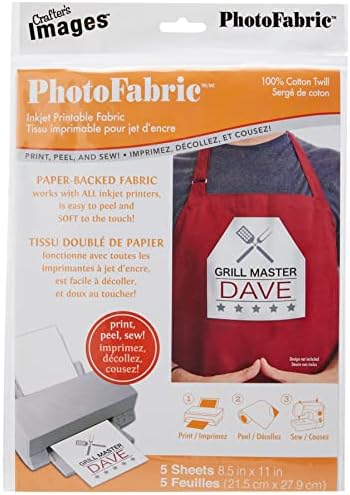 PhotoFabric Silk Habotai Fabric Sheets (5 sheets)