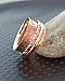 Solid Copper Spinner Ring, 100% Solid Copper Ring, Handmade Ring, Meditation Ring, Thumb Ring, Copper Wrap, Spinner Ring, Mother's Day Gifts