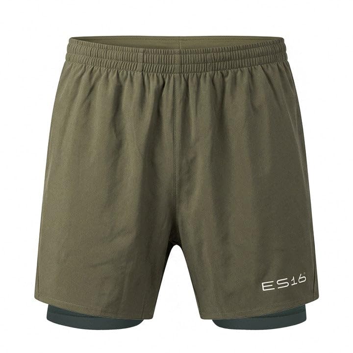 Short 2-en-1 pour cyclisme, fitness et course à pied avec sous-short intégré performant