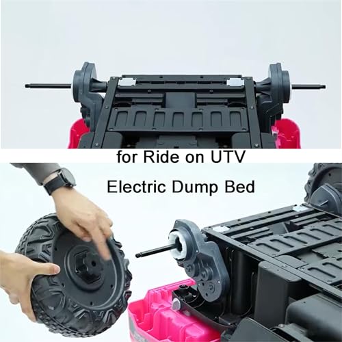 Weelye Replacement RS550 24V 30000RPM Drive Motor Gearbox for Kids' Electric Vehicles with Dump Bed and Shovel