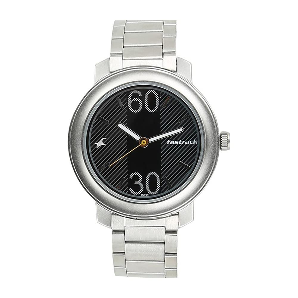 Fastrack Men Stainless Steel Straight Lines Analog White Dial Watch-Nn3222Sm02/Np3222Sm02, Band Color-Silver (B07VTVRJYK) Amazon Price History, Amazon Price Tracker