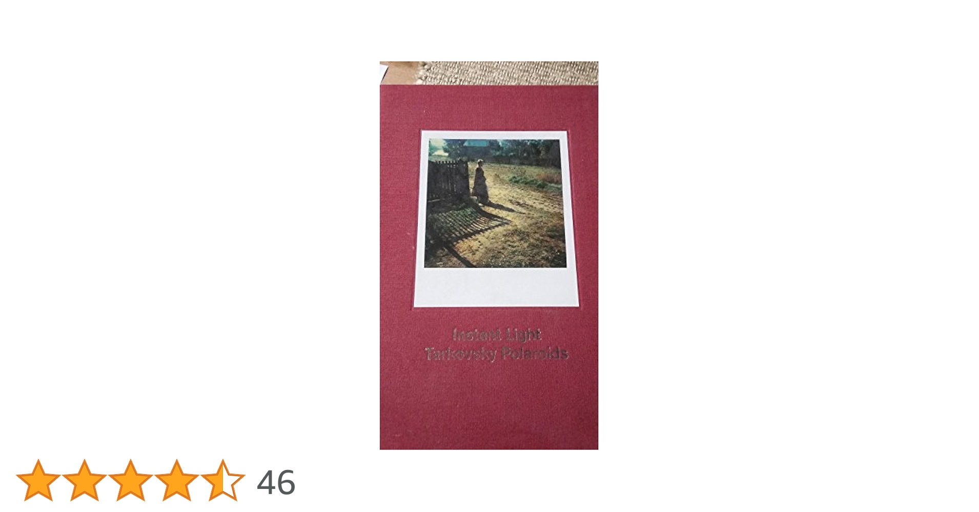 洋書 Instant Light: Tarkovsky Polaroids Instant Light Tarkovsky Polaroids photo book 2004 Rare used
