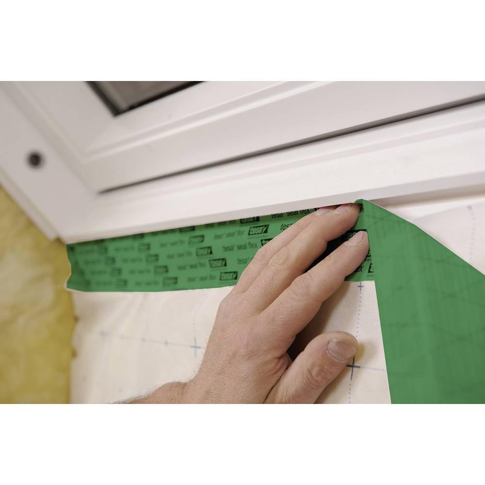 tesa Ruban adhésif pare‑vapeur Seal Flex 50 mm x 25m haute performance pour freins‑vapeur et membranes de toiture
