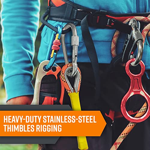 Nice C Climbing Rope, Dynamic Climbing Rope, Tree, Rock, Escape 10Mm 32Ft/64Ft/96Ft/160Ft/230Ft/500Ft/985Ft/1000Ft With Carry Bag Rescue Rope (300M/985Ft) #TOP4