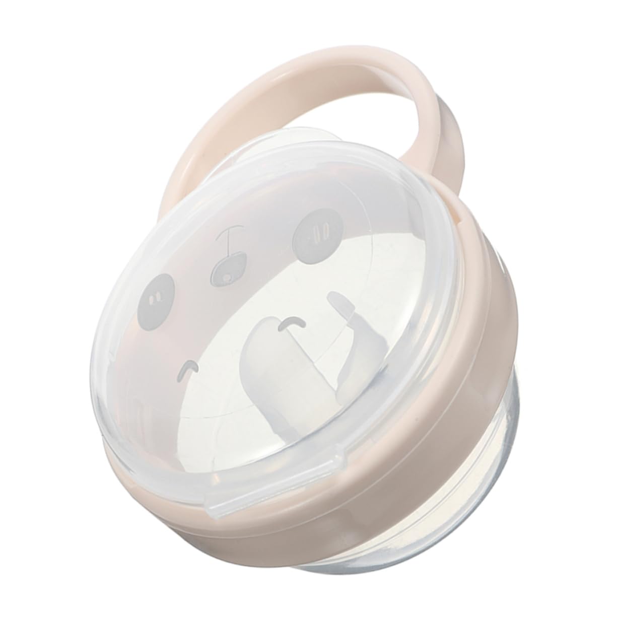 SHOWERORO Portable Baby Pacifier Holder Case Led Lighted Pacifier Container Case for Room Safe Lead Design