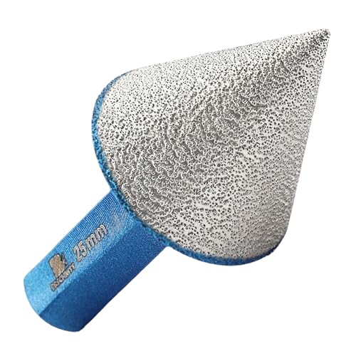 6 Mejores brocas para porcelánico 4 Fresa de Diamante 25mm - BRSCHNITT Broca de Chaflán para Agrandar...