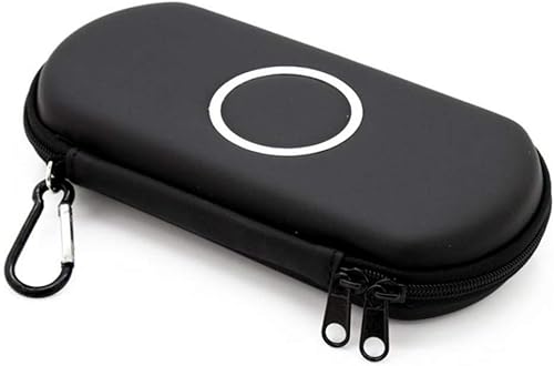 SUODAO Funda de transporte Portect, duradera y portátil para juegos PSP 100020003000, accesorios para juegos duros (negro)