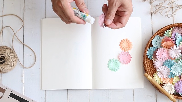 Gros Mini Papier Fleurs Artificielles Pour Une Belle