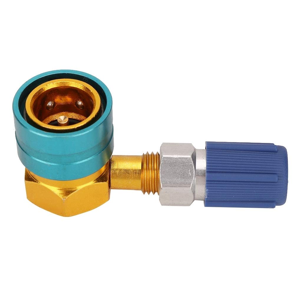 Adapter do klimatyzacji samochodowej - VOBOR R1234YF do R134A niska strona automatyczna klimatyzacja szybkozłączka adapter złącza klimatyzacji montaż klimatyzacji