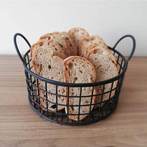 OGFC 567846 Metal Bread Basket Decorative Bread basket/Bread Storage/toast rack/Toast rack - Black 2