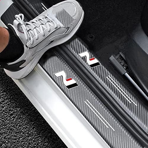 Car Sill Guard Protector Scuff Kick Plate,Car Carbon Fiber Door Sill