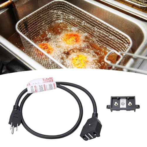 Cable Magnético de Alimentación Vikye para Freidora Eléctrica 8L y 10L, Repuesto Compatible con MB 20012420 MB 20010326, Adaptador de Enchufe Magnético (Cable con Accesorios) miniatura 7