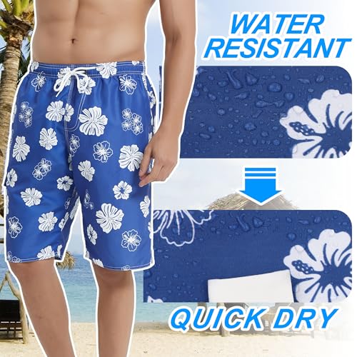 Image of Mens Swimming Trunks Swim Trunks Quick Dry Swim Shorts with Mesh Lining Funny Swimwear Bathing Suits