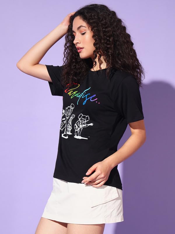 Image of THE DRY STATE Women Half Sleeve T-Shirt