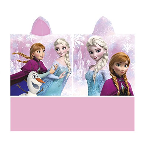 Poncho capa de baño Frozen Disney talla única 100% microfibra