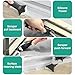 Tyenaza 5 in 1 Caulking Tool Set, Multifunctional Shovel Angle Scraper Silicone Sealant Finishing Tool