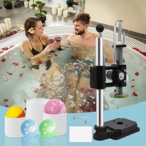 Badebombenpresse Machine Badebomben Formen Set für Heimwerker oder gewerbliche Nutzung, Zubehör zur Herstellung von Badebomben, 1 Set 5,1 cm Badebombenformen(keine Montage erforderlich) (Maschine) Cover