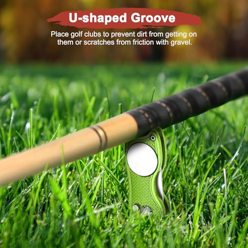Regalos de golf originales con este set de arreglapiques plegables de 4 piezas cian 6