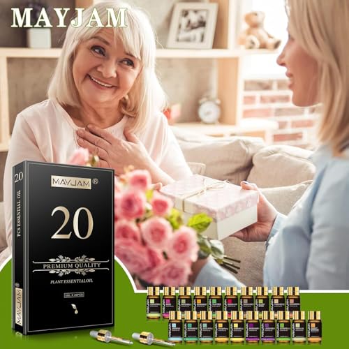 MAYJAM Tea Tree 20 Pcs Pure Essential Oil Gift Set, for Diffuser, Humidifiers, Skin Care, Massage, Fragrance Oil Scent for DIY Candle and Soap Making, Gift for Friend (5ML) - Image 7