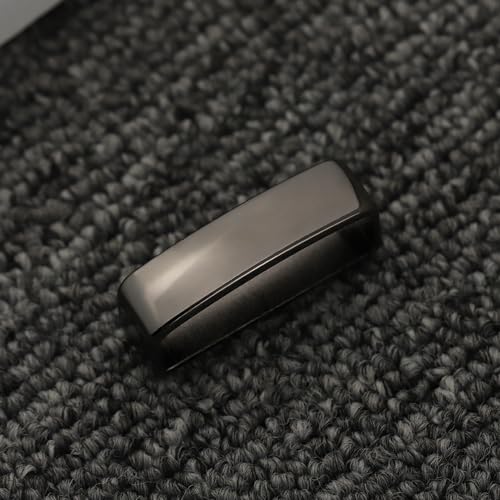 TANJUN 2pcs Belt Loop Keepers 33mm-35mm Metal Loops Anti-Slip Frosted Black Men's Women's Buckle Accessories4