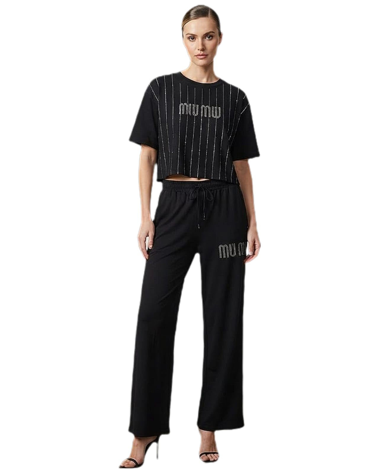 Women’s Stylish Black Crop Top and Wide-Leg Trouser Co-ord Set – Casual & Trendy Summer Co-ord Set for Women-image-32