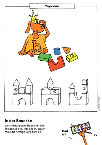 Kindergartenblock ab 4 Jahre - Verbinden, vergleichen, Fehler finden: Rätselblock ab 4 Jahre, Beschäftigung für Kinder (Übungshefte & -blöcke für Kindergarten, Vorschule, Einschulung, Band 622)