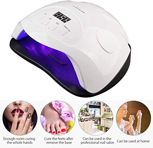 Garberiel 90 W UV LED Gel Nageltrockner Maschine Licht Smart Auto Sensing Nail Lamp mit 4 Timer Voreinstellungen (10s… – Bild 7