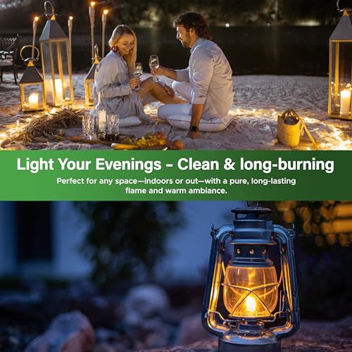 Image of Firefly - Premium Paraffin Lamp Oil 1 Gal - Indoor Eucalyptus | Kosher Certified, Smokeless Burn, Low Soot Flame, 120 Hour Burn Time, For Wick Fed Lanterns, Tiki Torches, Emergency Lighting