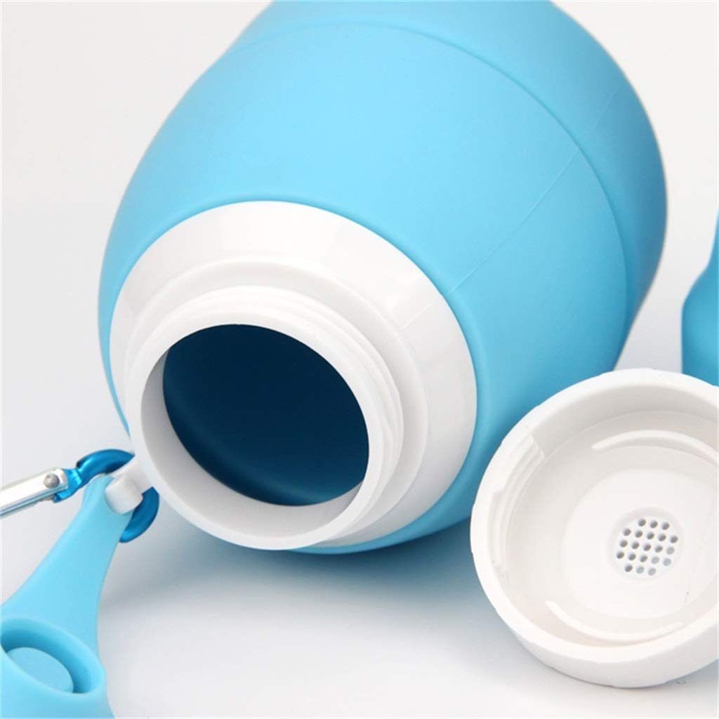 Bottiglia d'Acqua Pieghevole, Grande capacità 580 Ml Coppa Retrattile Portatile Usato for Viaggia Fuori (7 Colori)