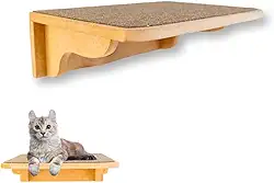 Prateleira Para Gatos Tamanho GG Resistente Com Carpete Antiderrapante (Carpete Grafite)