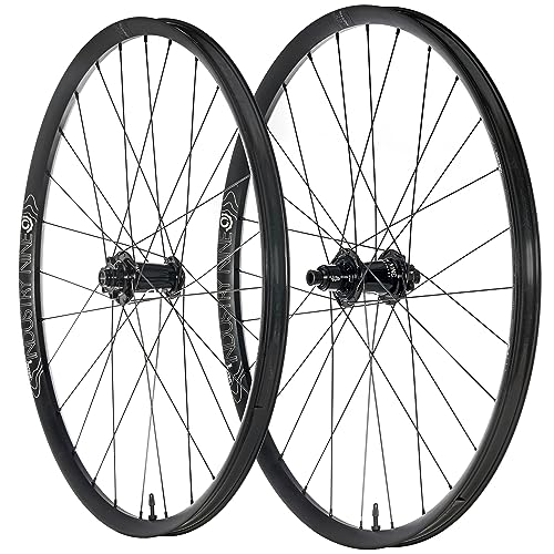 Industry Nine - Hydra - Classic Enduro S Wheelset Mountain Bike Wheelset - 6bolt - 29inch - 15x110/12x148-28H - Black hub, Black Spokes - Made in USA