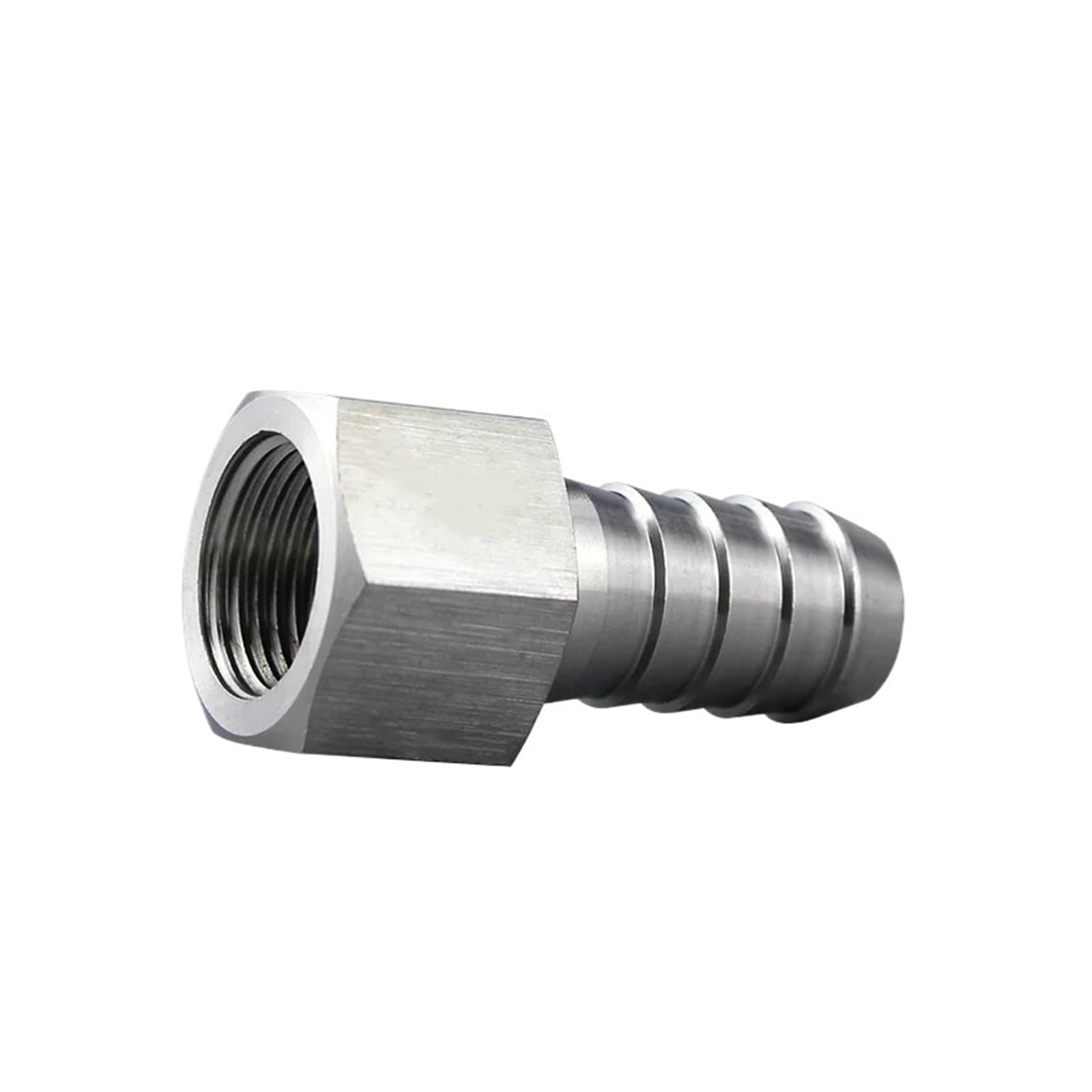 AARTERZZA 14mm Hose Barb OD to 3/8" BSPP 304 Stainless Steel High Pressure Pipe Fitting Connector