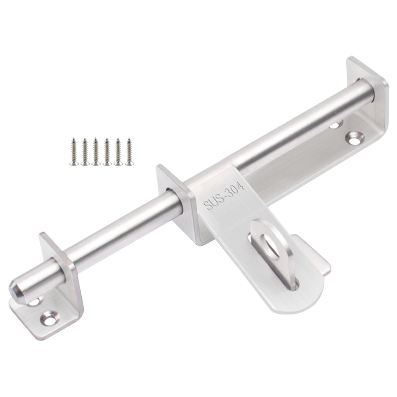 Tertioi Multicolor Stainless Steel Door Latch Small Sliding Bolt Latch Hasp Buckle Heavy Duty Garden Shed Slide Stainless Steel