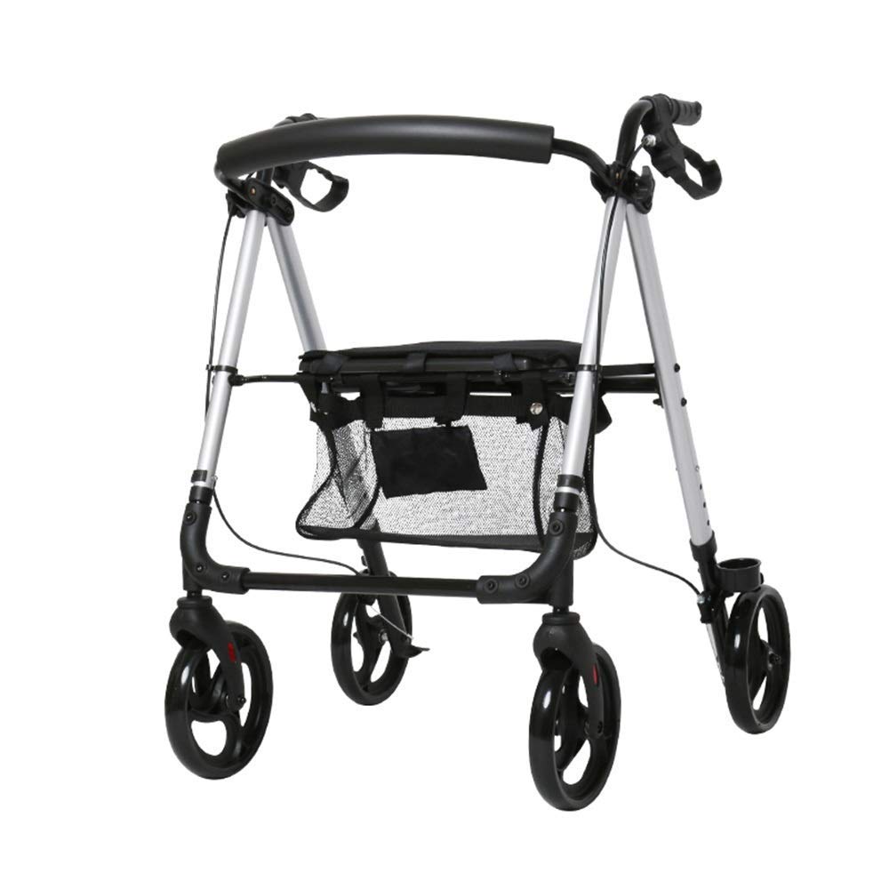 Buy Rollator Walker Heavy Duty Rollator with Seat, with Handbrake