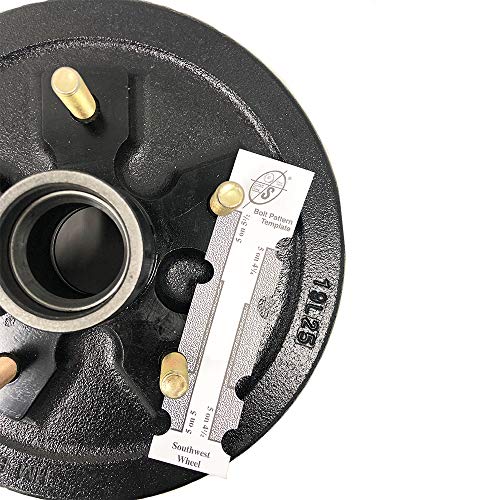 Southwest Wheel 3,500 Lbs. Trailer Axle Self Adjusting Electric Brake Kit 5-5.5" Bolt Circle #TOP3