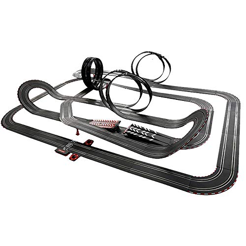 MAOXIAN Remote Racing Tracks Slot Car Racing Sets, Kids Toy Race Mini Slot Car Racing Track, High Speed Electric Rolling Toy Slot Car Loop Track for Boys Girls Best Option Gifts