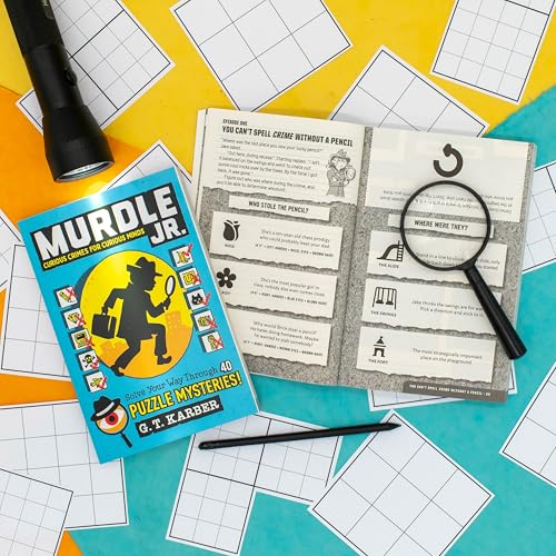 Murdle Jr.: Curious Crimes for Curious Minds: Solve Your Way Through 40 Puzzl...