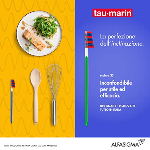 Tau-marin Scalare 33 Antibakterielle Zahnbürste mit harten Borsten, Mehrfarbig, 1 Stück – Bild 5