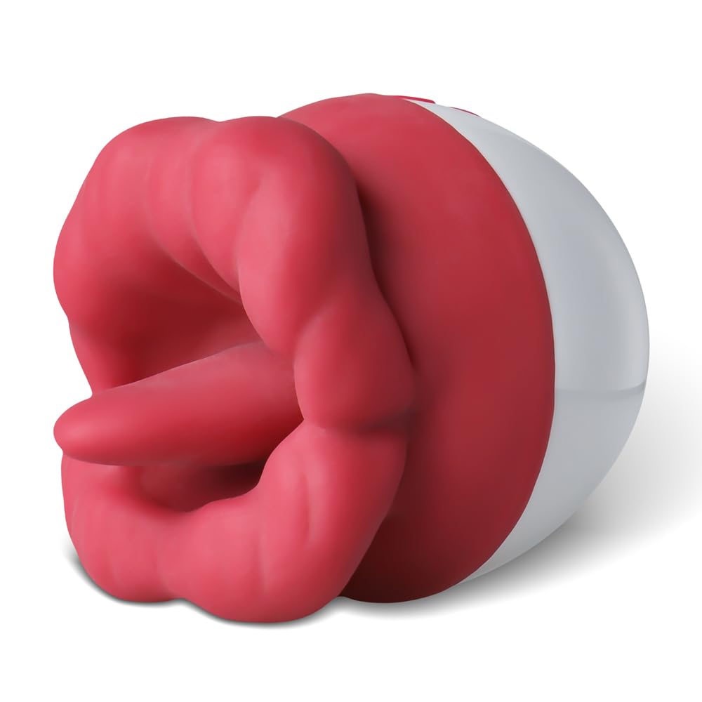 BeHorny Rechargeable Silicone Mouth Tongue Vibrator, 10 Modes